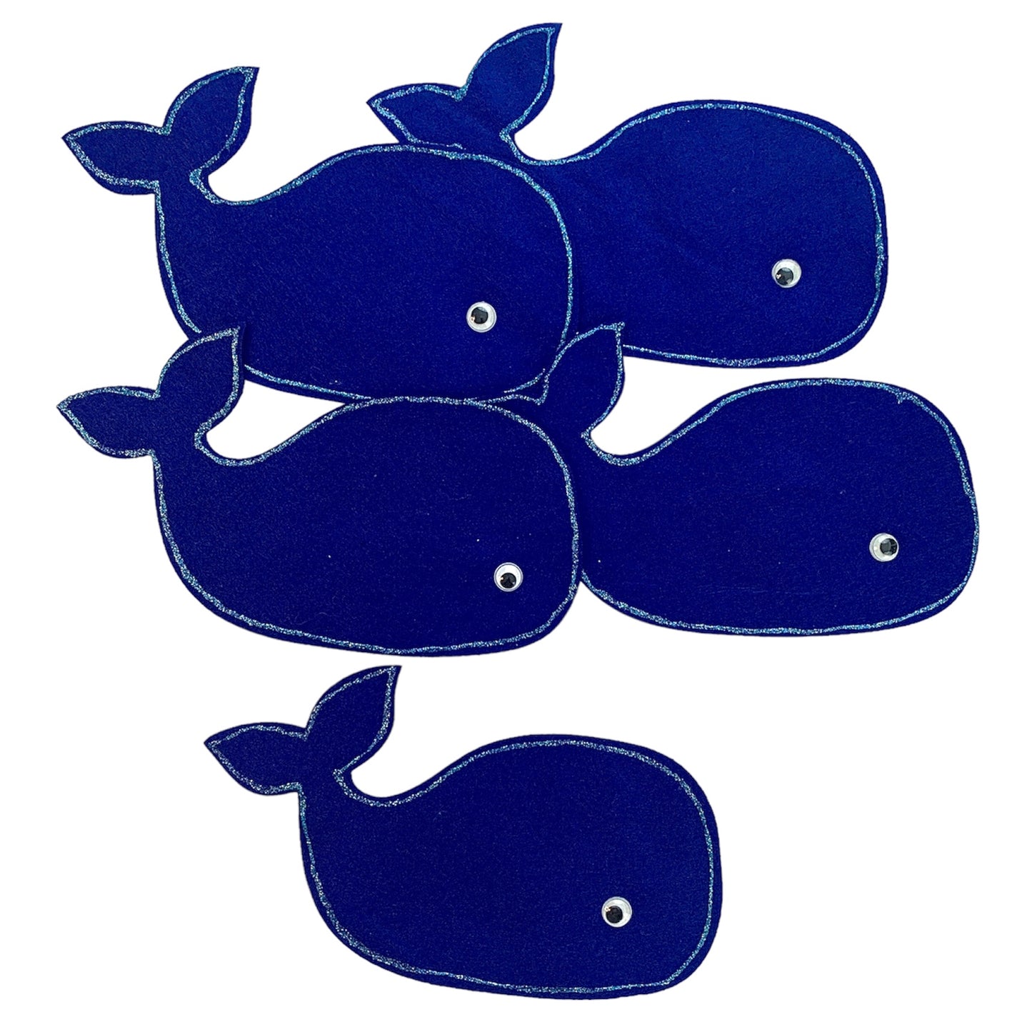 Cinq grandes baleines