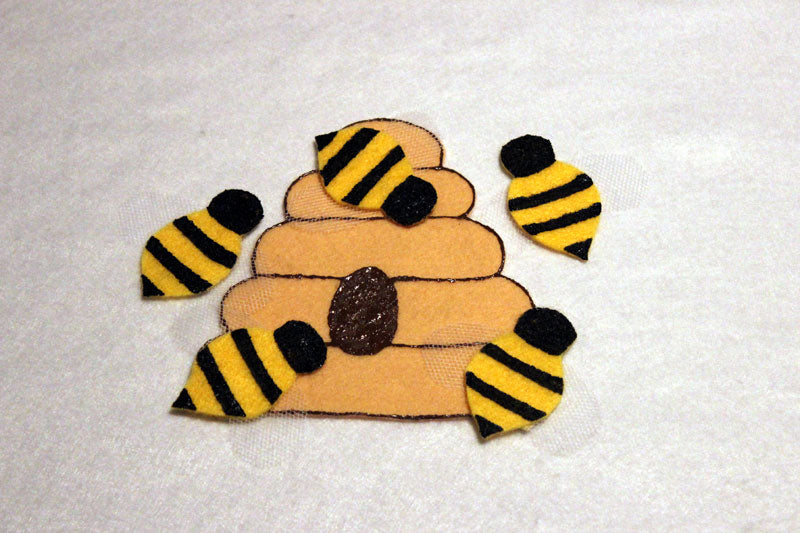 Five Little Bees & Hive