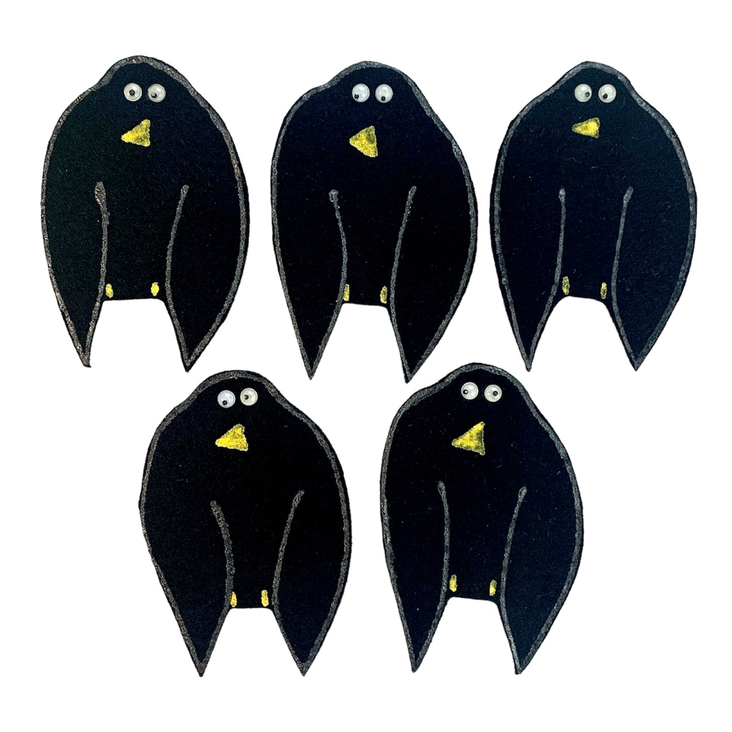 Cinq petits corbeaux