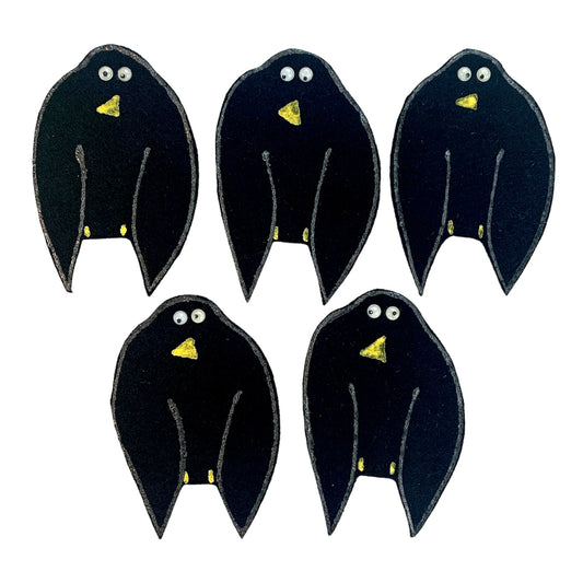 Cinq petits corbeaux