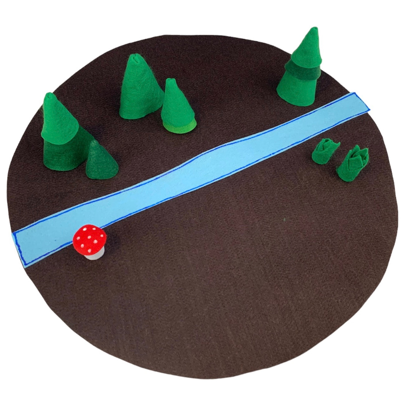 Tapis de jeu forestier