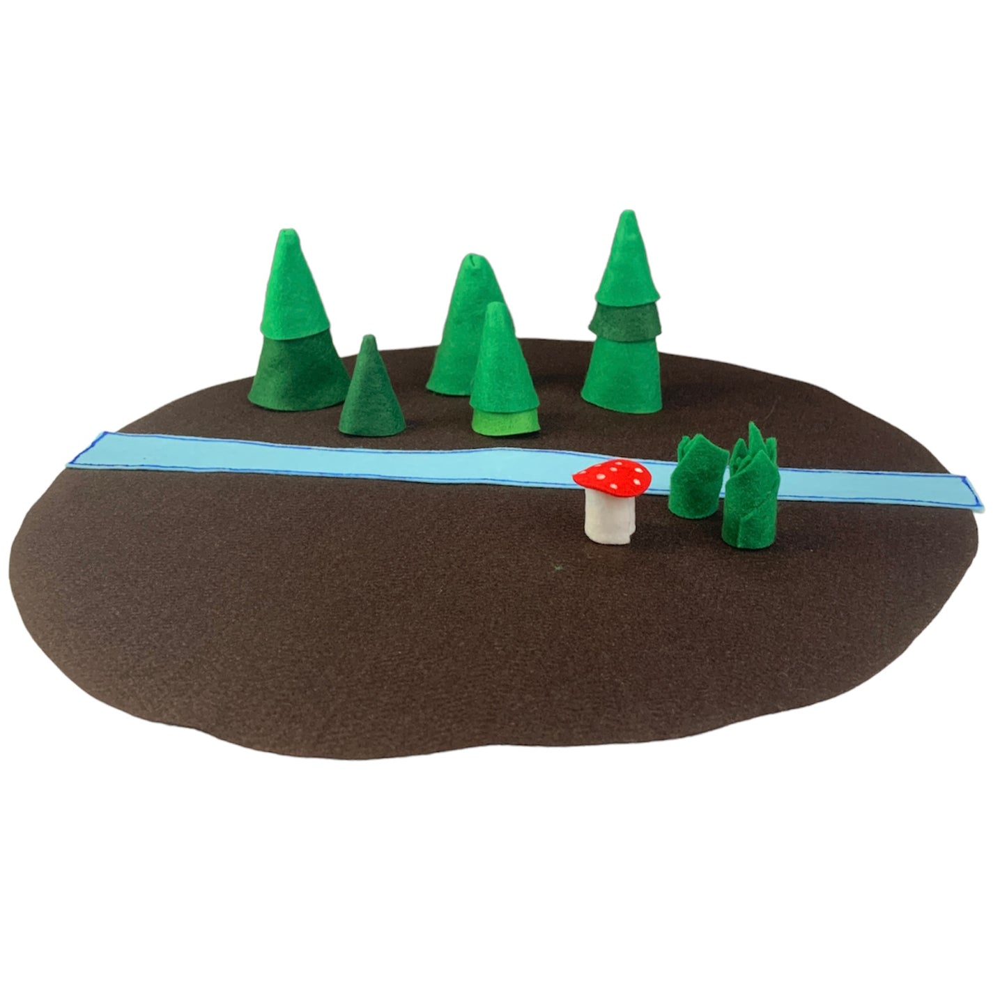 Tapis de jeu forestier
