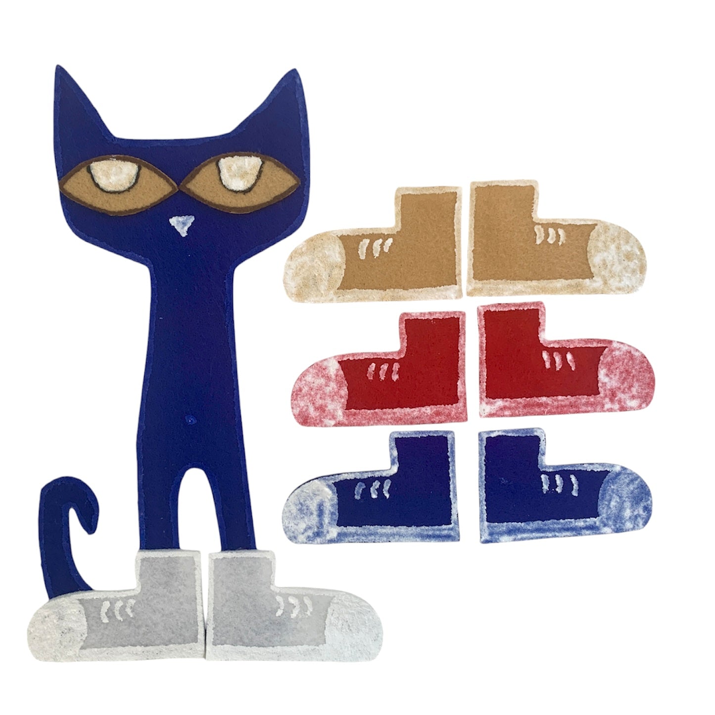 Pete le chat - Chaussures blanches
