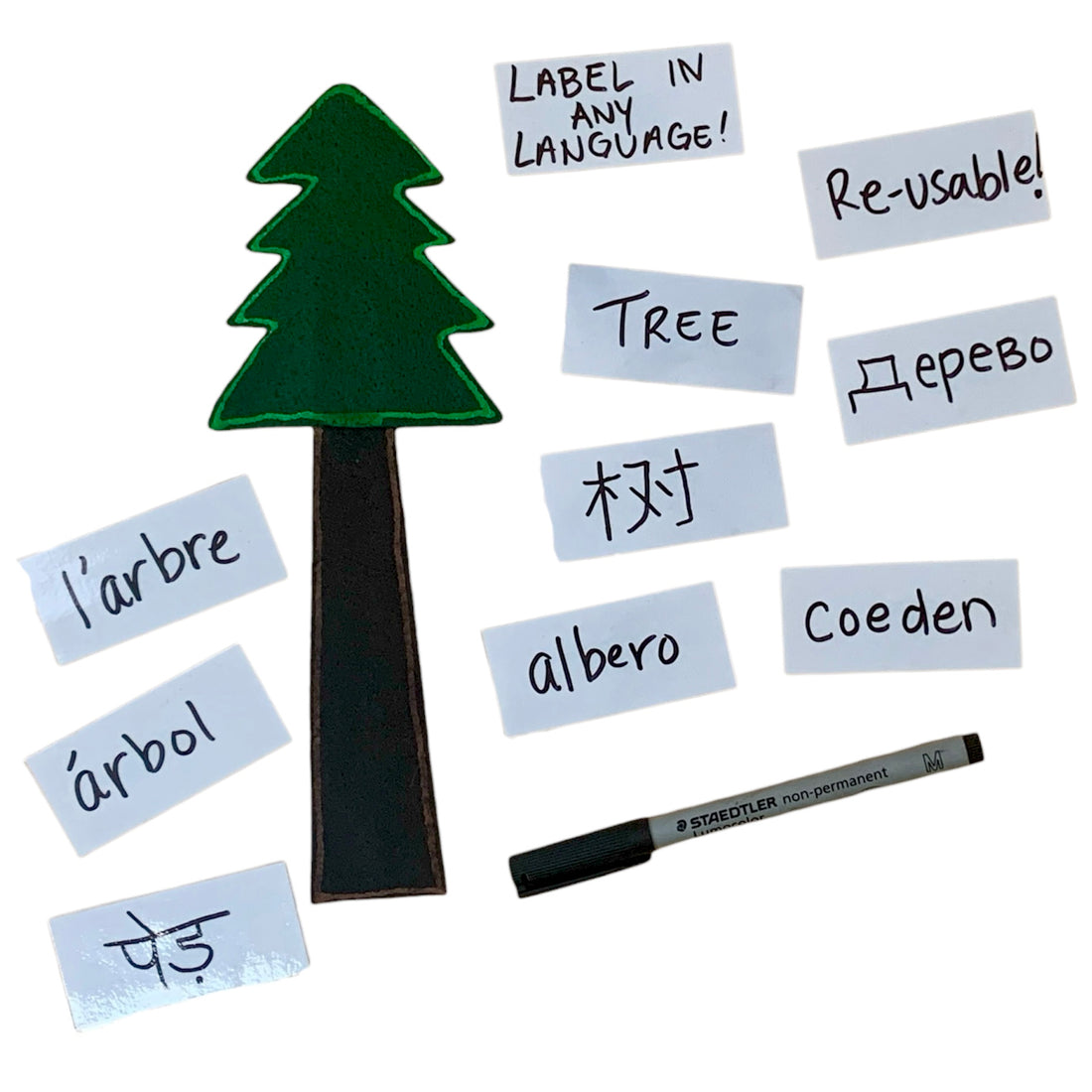 Reusable Felt Board Labels – Heartfelt Stories