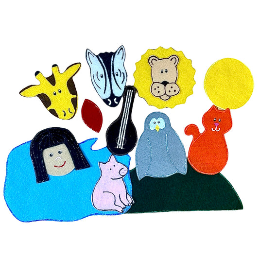 Random mix of felt pieces
